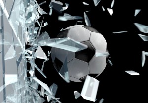 Broken glass 3D Soccer Ball 2