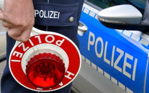 Polizeikelle Halt Polizei