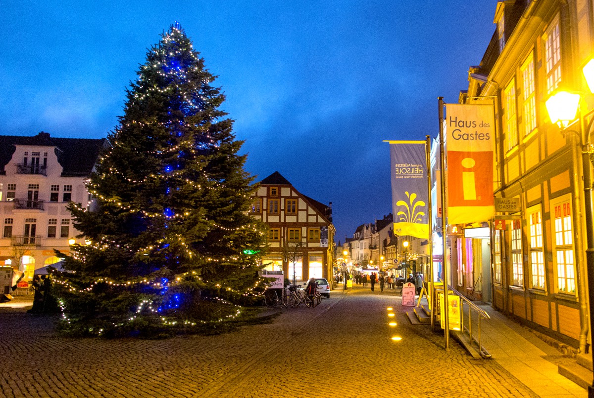 Weihnachtsbauleuchtet